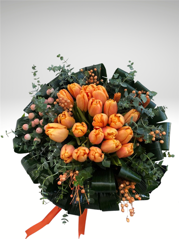 20'Lİ TURUNCU LALE BUKETİ