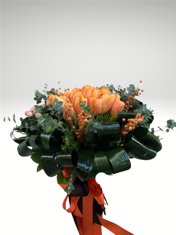 20'Lİ TURUNCU LALE BUKETİ