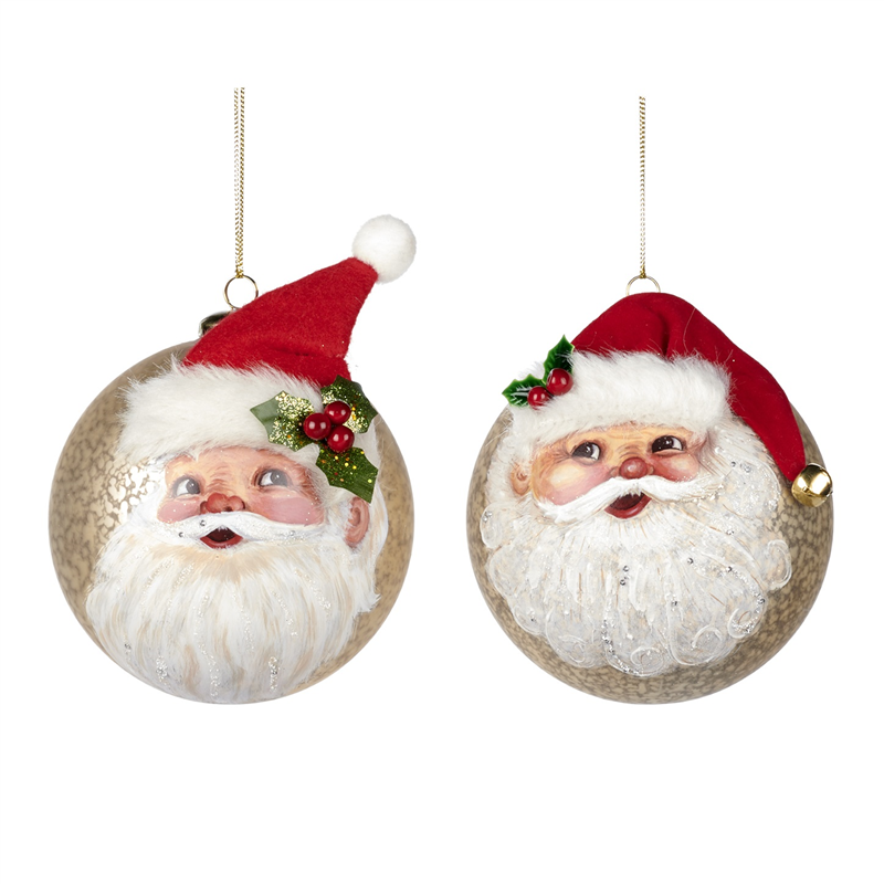 SANTA HEAD BALL