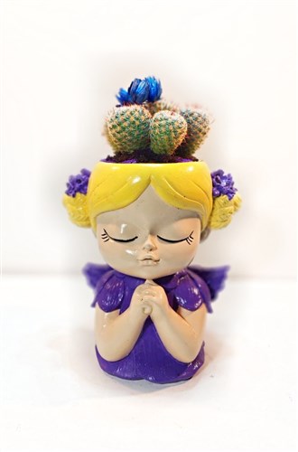 Lara ve Canlı Kaktüs (Orta Boy)