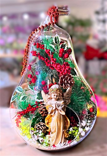 Melek Kızlı Kokina Teranyum 50 cm. (Led Işıklı)