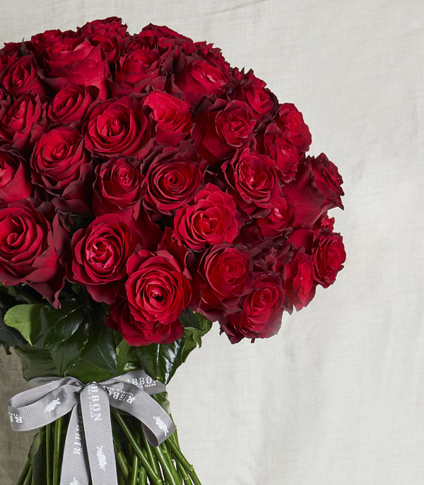 100 Red Roses Bouquet Royal Deluxe