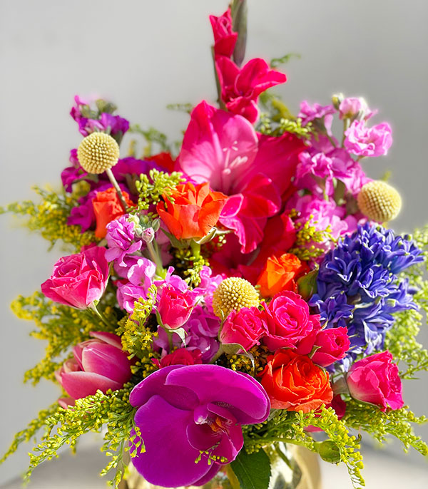 Magic Colorful Flowers Arrangement