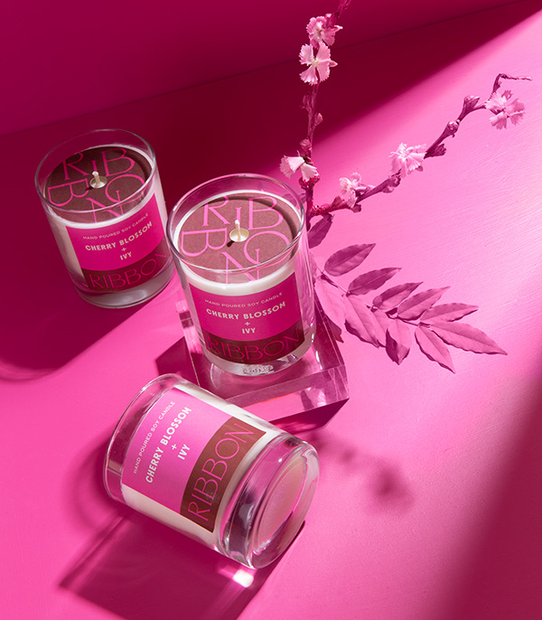 Cherry Blossom + Ivy Scented Candle