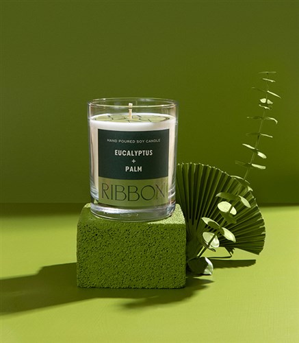 Eucalyptus + Palm Scented Candle