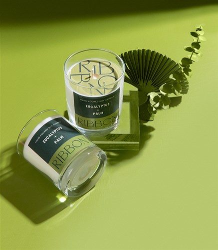 Eucalyptus + Palm Scented Candle