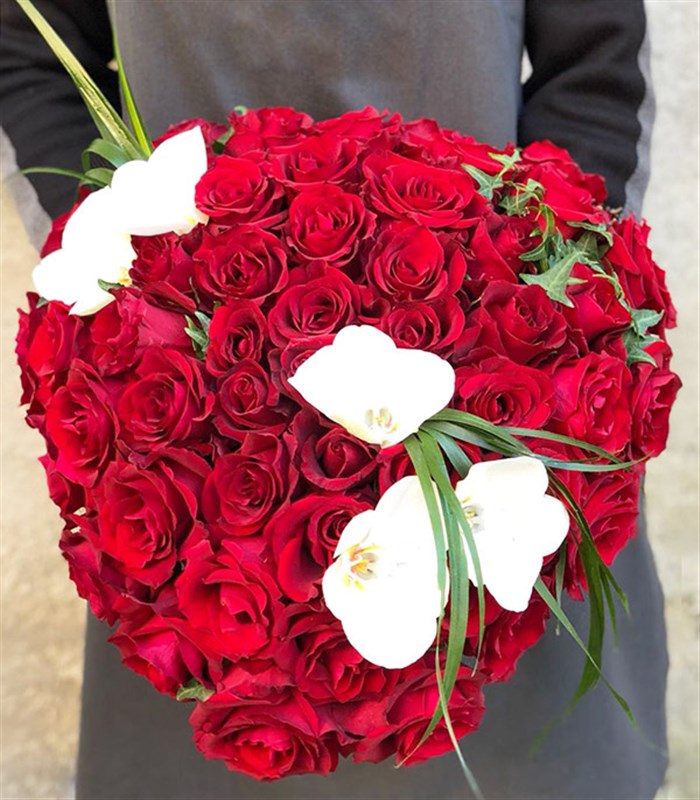 Kalp Gül Cenaze Çiçeği