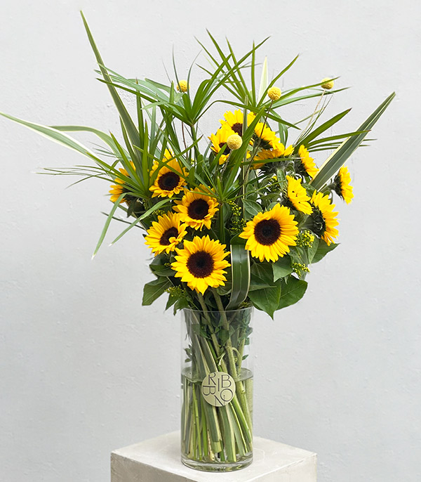 Vincent van Gogh Deluxe Vase Sunflower Arrangement