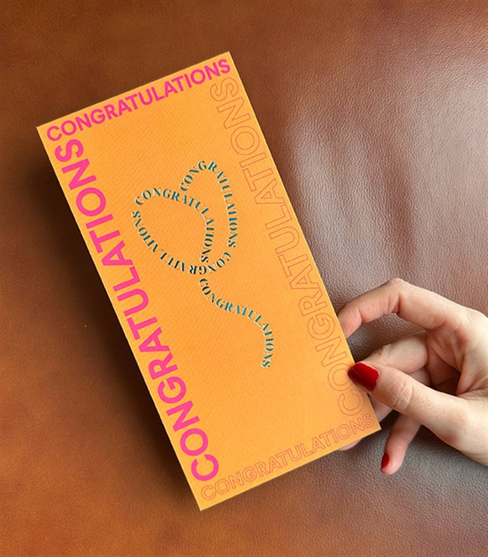 Congratulations Not Kartı