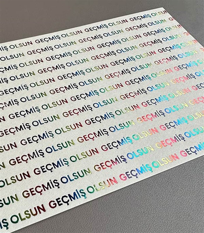 Geçmiş Olsun Not Kartı