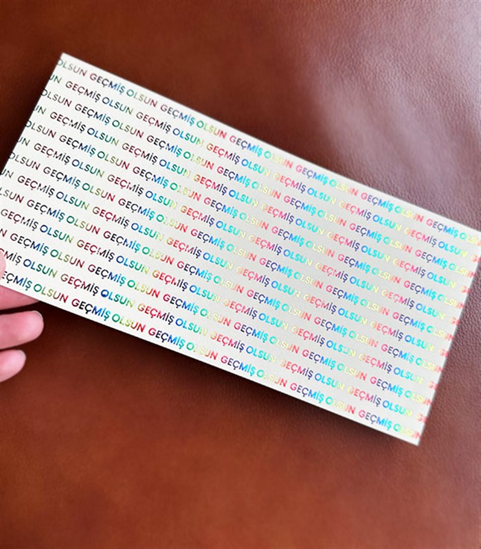 Geçmiş Olsun Not Kartı