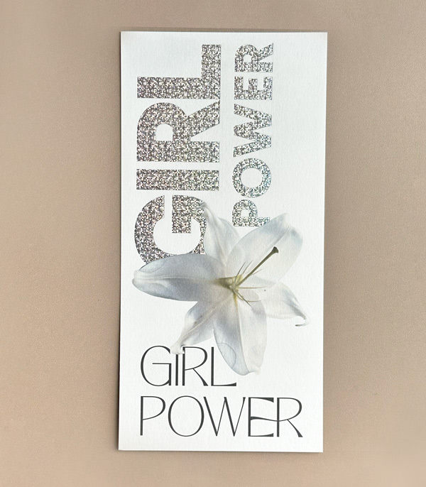 Girl Power Not Kartı