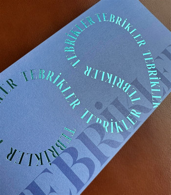 Tebrikler Not Kartı