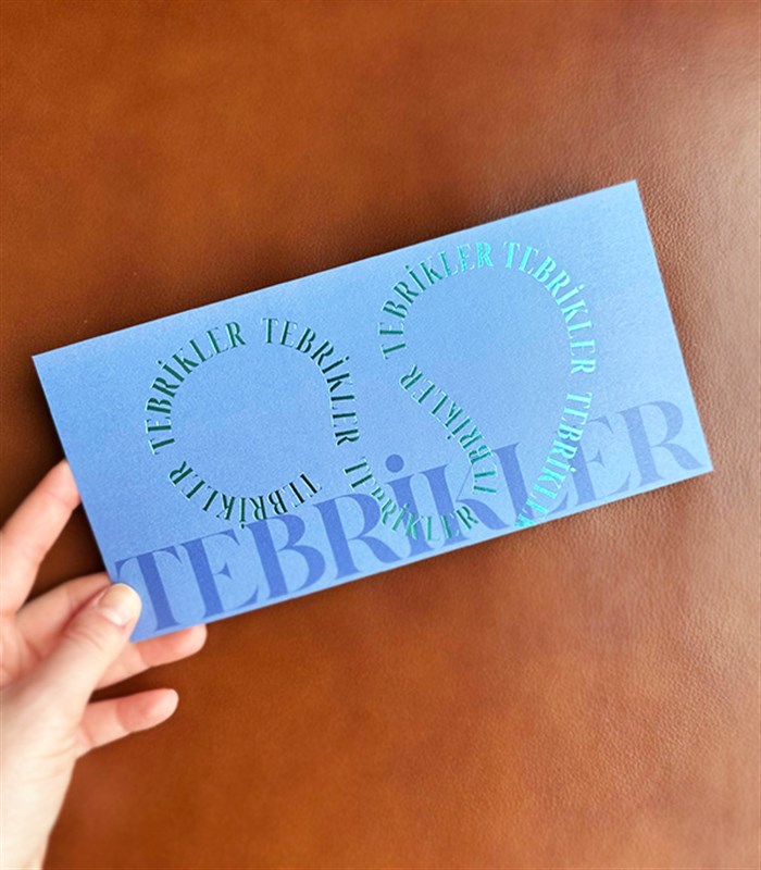 Tebrikler Not Kartı