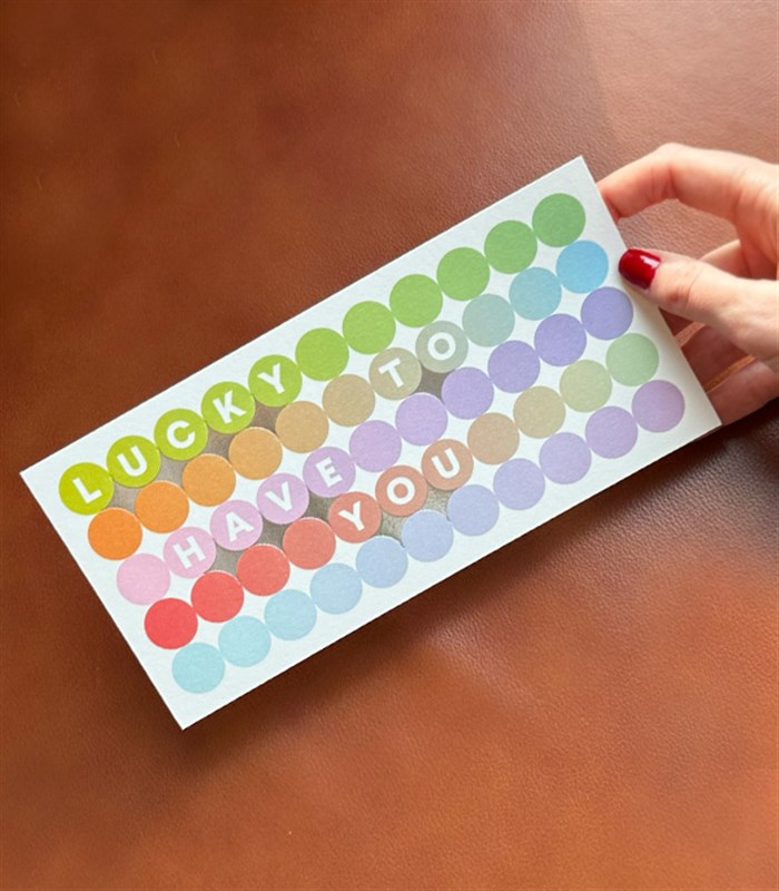 Lucky To Have You Not Kartı