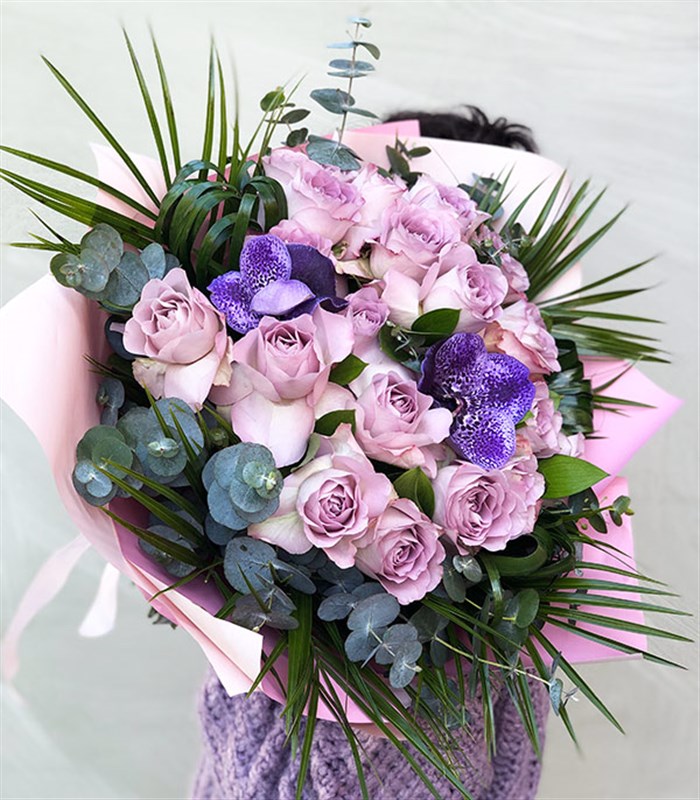 Chloe Lila Gül Buketi