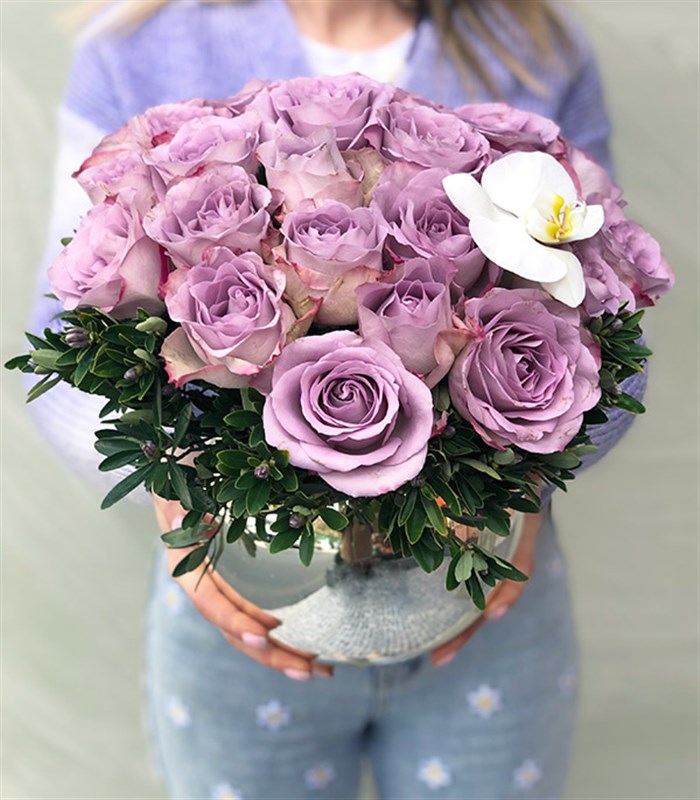 Chloe Lila Gül Buketi