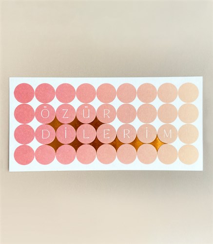 Özür Dilerim Note Card