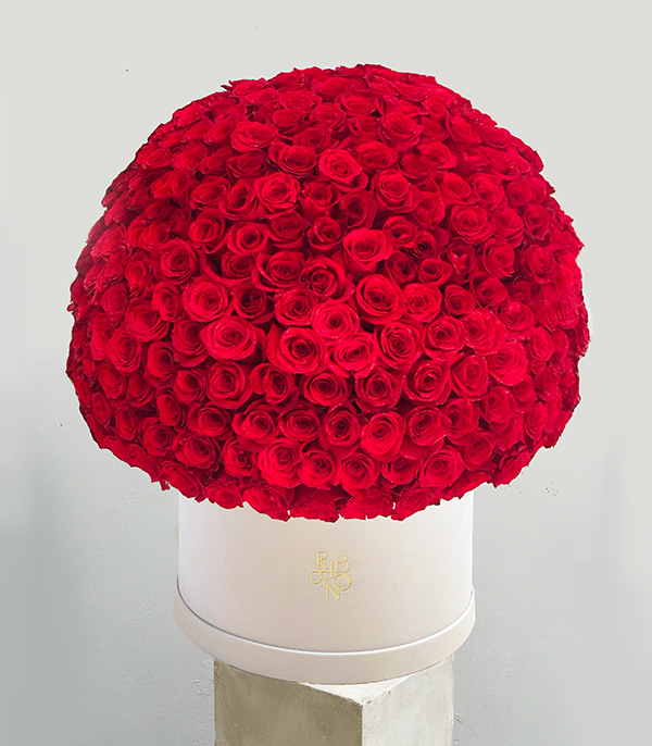 300 Red Roses Only You Empire Deluxe Arrangement