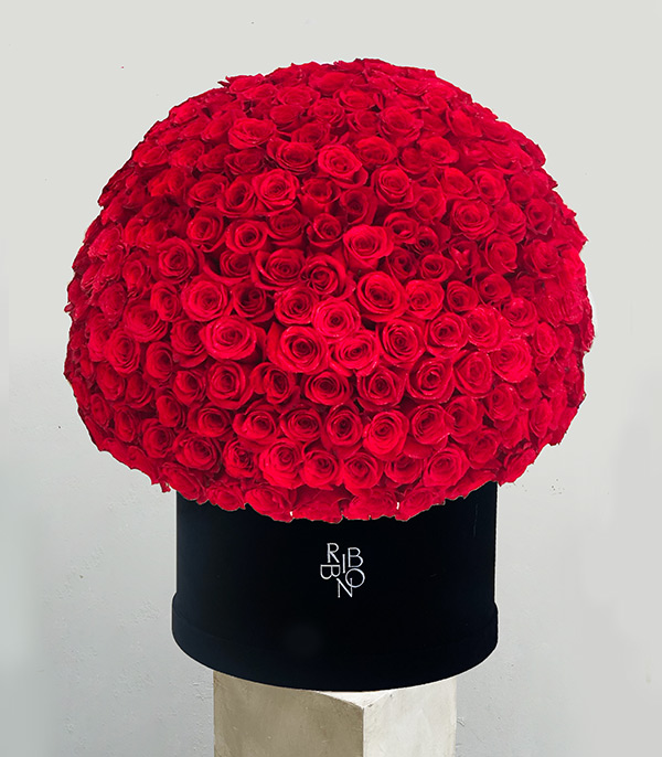 300 Red Roses Only You Empire Deluxe Arrangement
