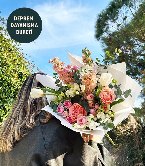 Hope Earthquake Solidarity Bouquet | Let the Flower Be Hope