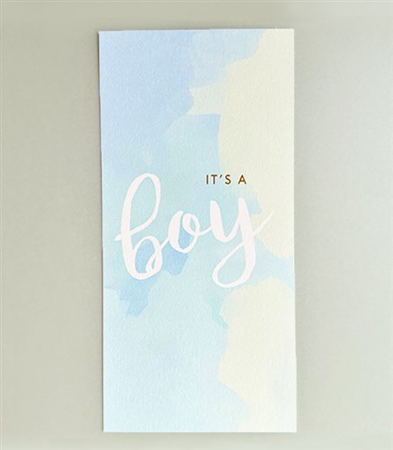 Its a Boy Note Card