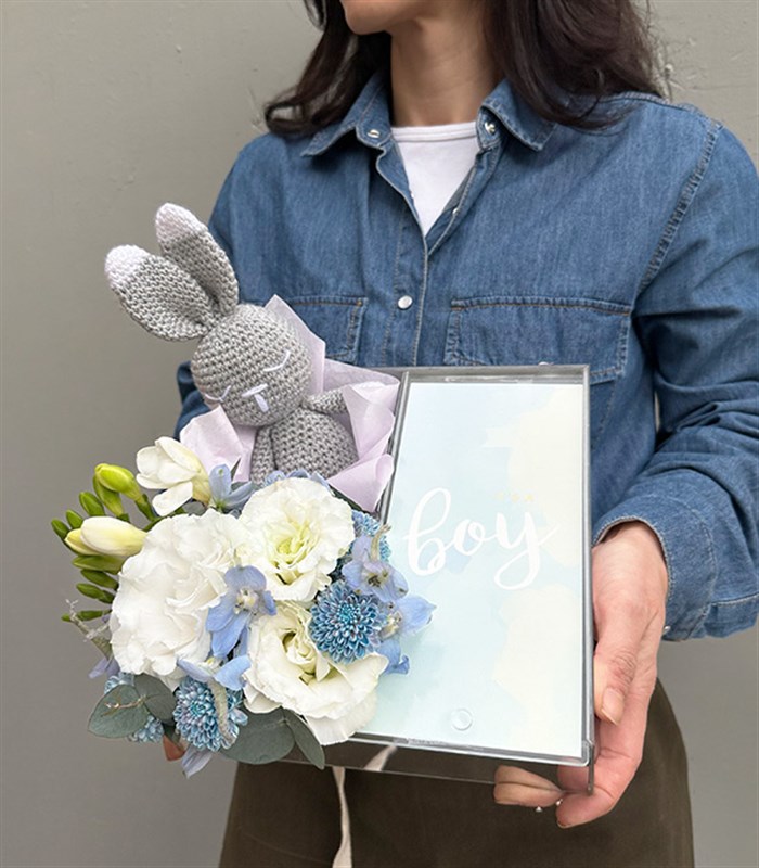 Its a Boy Yenidoğan Bebek Tebrik Çikolata Hediye Kutusu