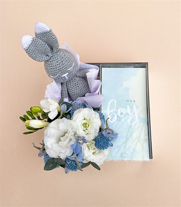 Its a Boy Yenidoğan Bebek Tebrik Çikolata Hediye Kutusu