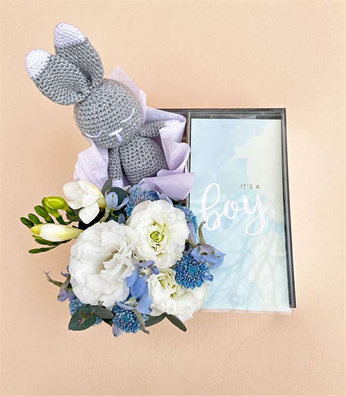 Its a Boy Yenidoğan Bebek Tebrik Çikolata Hediye Kutusu