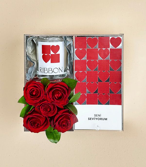 Seni Seviyorum Red Chocolate Gift Box