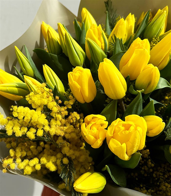 Alexandra Grand Deluxe 41 Sarı Lale Buketi