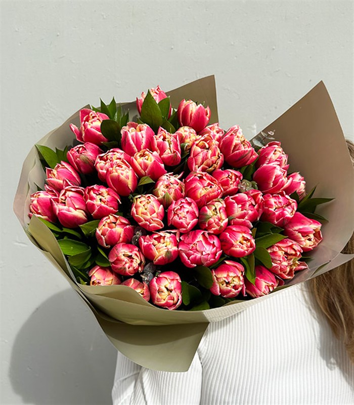 Berry Grand Deluxe 41 Pembe Lale Buketi