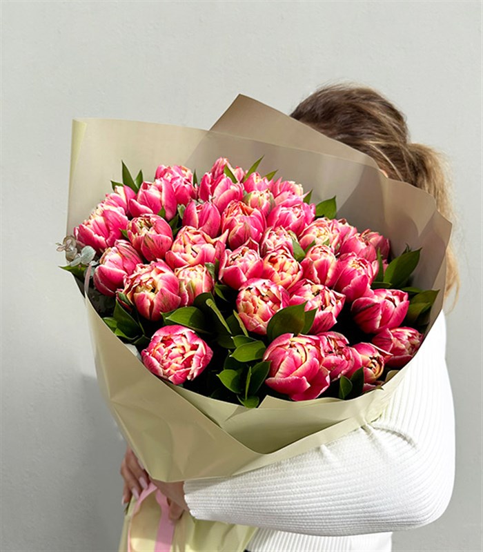 Berry Grand Deluxe 41 Pembe Lale Buketi