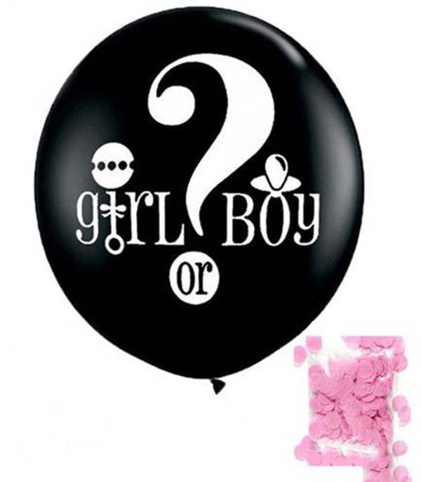 Flying Gender Recognition Balloon Girl