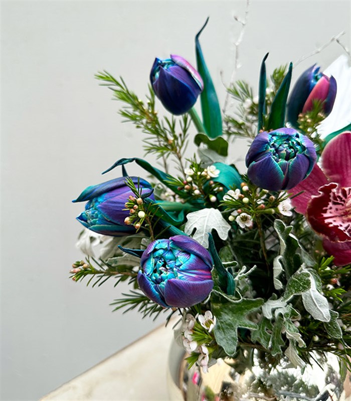 Cosmic Blue Galaksi Laleler Mini Aranjman