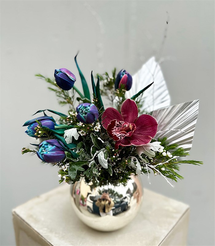 Cosmic Blue Galaksi Laleler Mini Aranjman