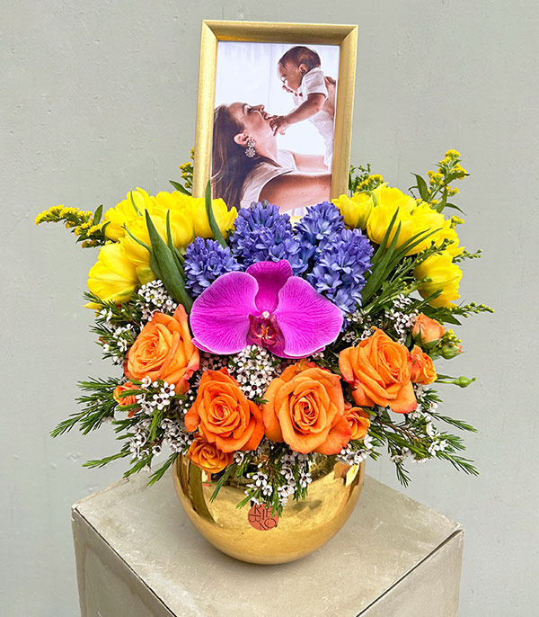 Personal Framed Flower Arrangement