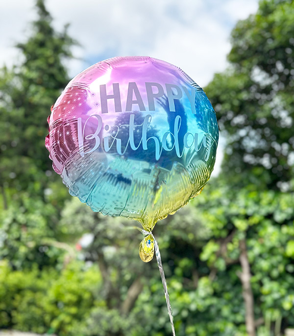 Happy Birthday Flying Balloon 45 cm