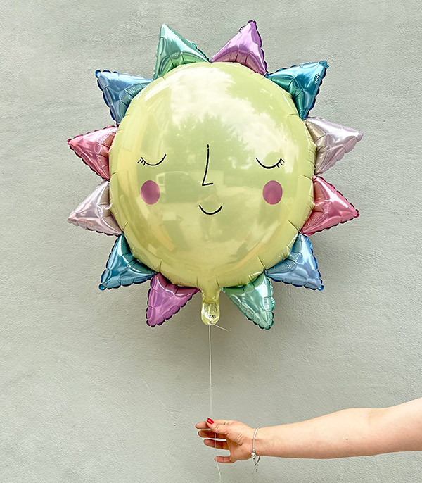 Meri Meri Rainbow Sun Flying Balloon 70 cm