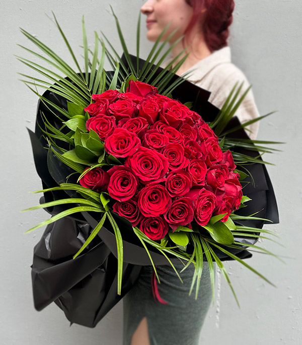 41 Red Roses Proposal Flower Bouquet