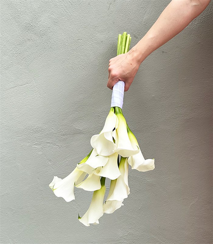 10 Beyaz Gala Gelin Buketi