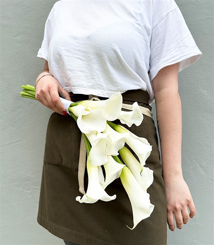 10 Beyaz Gala Gelin Buketi