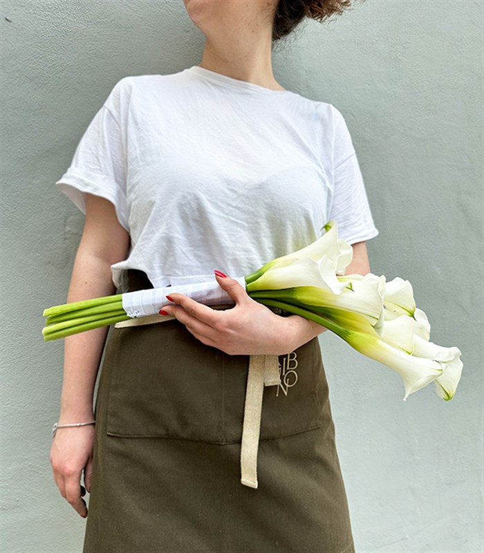 10 Beyaz Gala Gelin Buketi