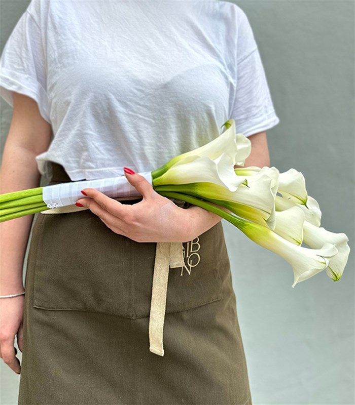 10 Beyaz Gala Gelin Buketi