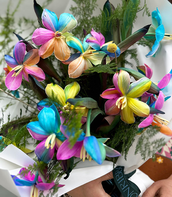 Rainbow Tulip Bouquet Limited Edition