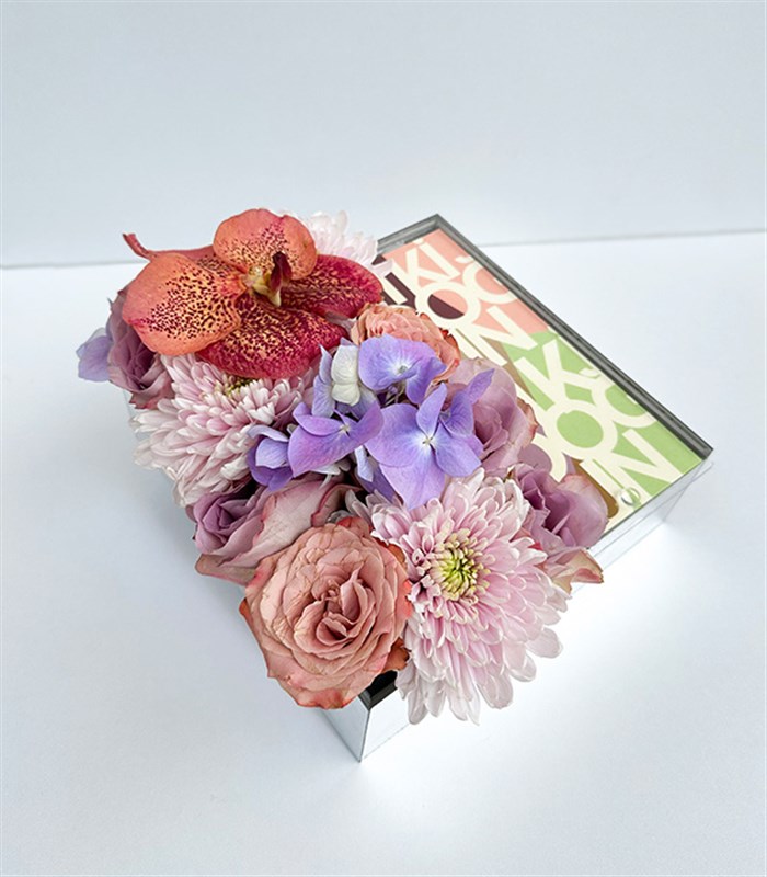 İyi Ki Doğdun Lila Cappucino Çikolata Hediye Kutusu