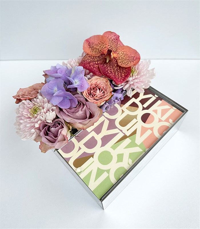 İyi Ki Doğdun Lila Cappucino Çikolata Hediye Kutusu