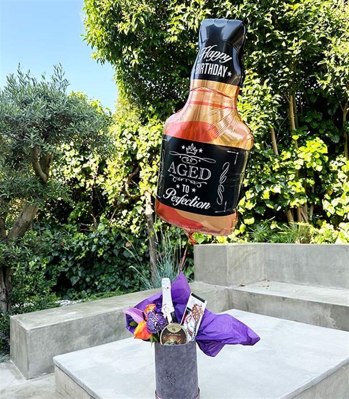 Whisky Happy Birthday Uçan Balon 90 cm