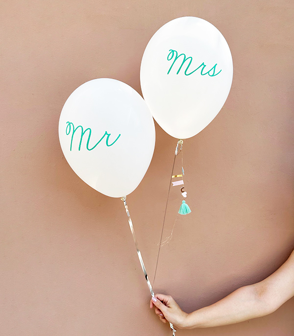 Meri Meri - Wedding Mr. & Mrs. Balon