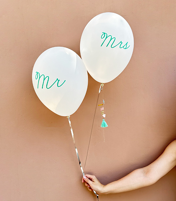 Meri Meri - Wedding Mr. & Mrs. Balloon